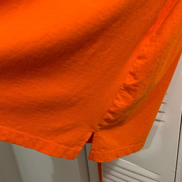 Alice + Olivia Evie Wrap T-Shirt Dress Orange Size M - Picture 6 of 11